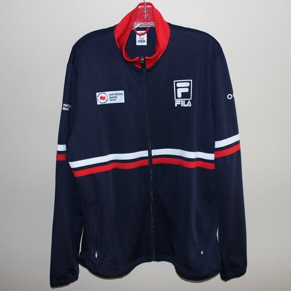 3/$55❤️new official TENNIS CANADA National Bank Open Fila Cup Track Top Jacket - Picture 1 of 10